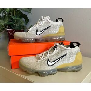 Big Kids 4.5 4.5Y Nike Air VaporMax 2021 Gray Athletic Shoes Sneakers DB1550-100